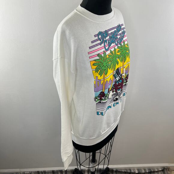 The California Raisins "Puttin on the Ritz" Top Long Sleeve Cotton Sz L VINTAGE - Picture 9 of 13